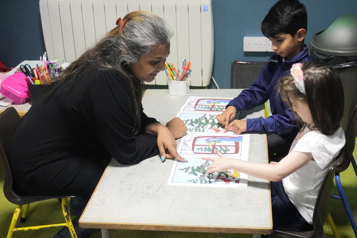 Students learning at Limerick Christian School